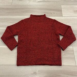 Burberry London Men's Size Medium 100% Wool Fisherman Sweater Chunky Knit Italy